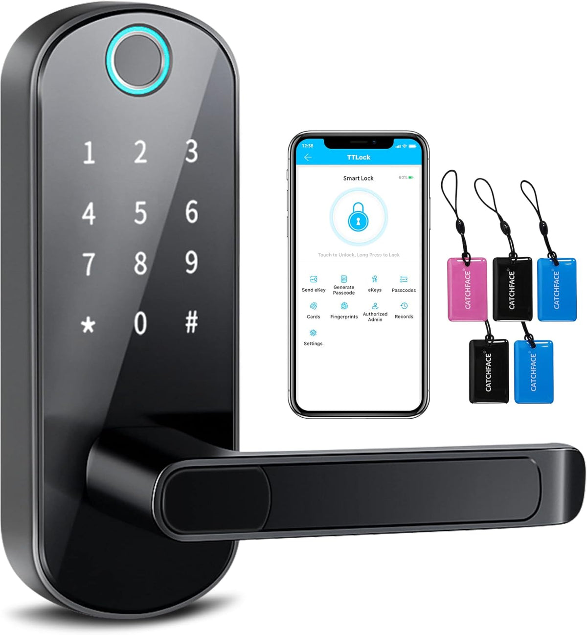 Smart Lock Keyless Entry Electronic Door Lock S296348