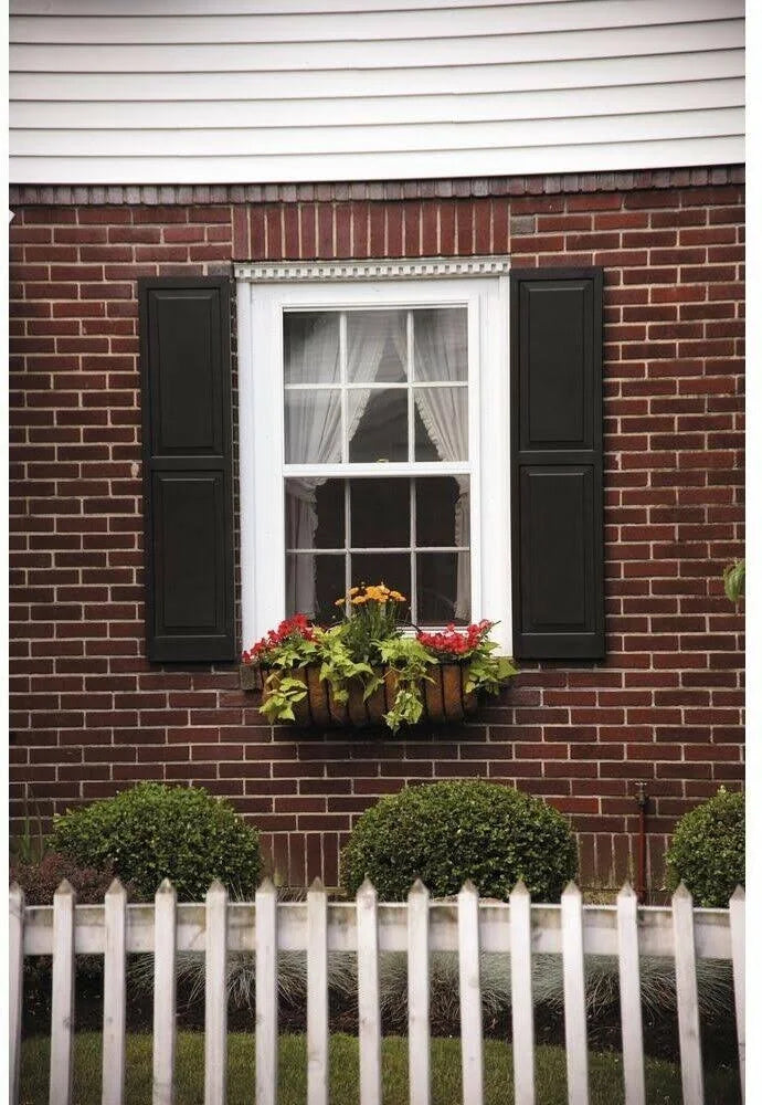 Raised Panel Shutters Pair Unfinished Pine J785