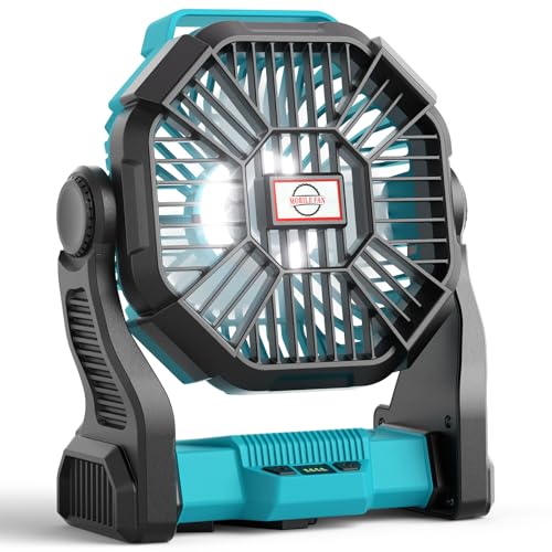 Portable Camping Fan with LED Lantern G84286