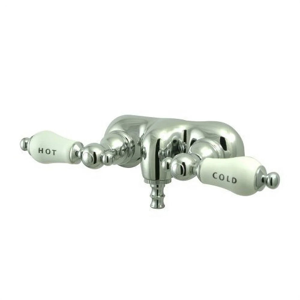 Double Handle Wall Mount Clawfoot Tub Faucet Trim W2555