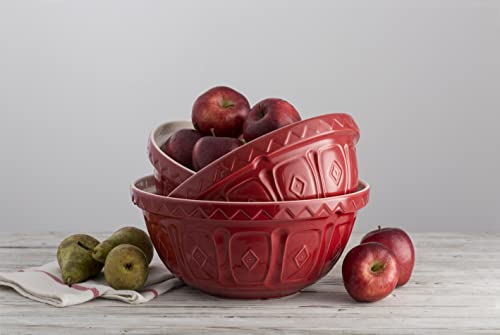 Cream 29 Centimetre Chip Resistant Earthenware Mixing Bowl H366552