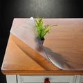 1.5mm Thick Frosted PVC Table Cover Protector 42 x 60 Inch C11978