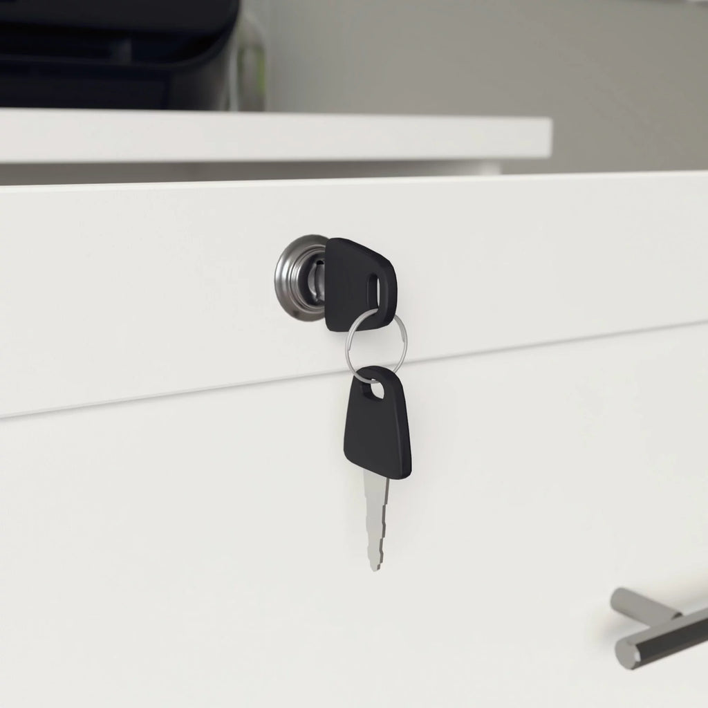 White 2-Drawer Lateral File Cabinet D184315