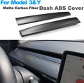 Matte Carbon Fiber Dash Cap Covers Pack of 2 F625