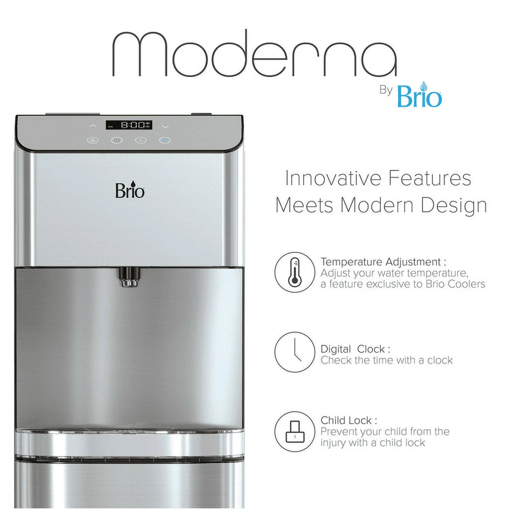 Bottom Load Hot, Cold and Room Water Cooler with Touch Dispense A715