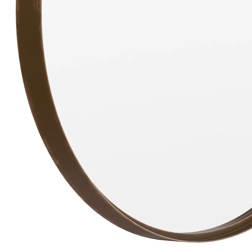 Brushed Bronze Wall Mounted Mirror G58006