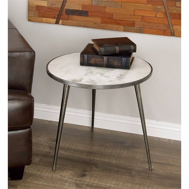 Grey Stone Contemporary Accent Table B126