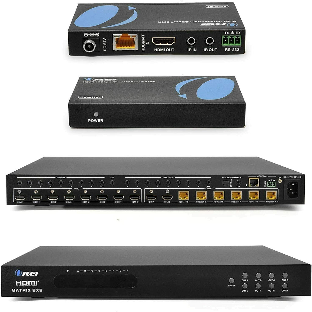 8X8 4K HDMI Matrix Switcher Extender P889584