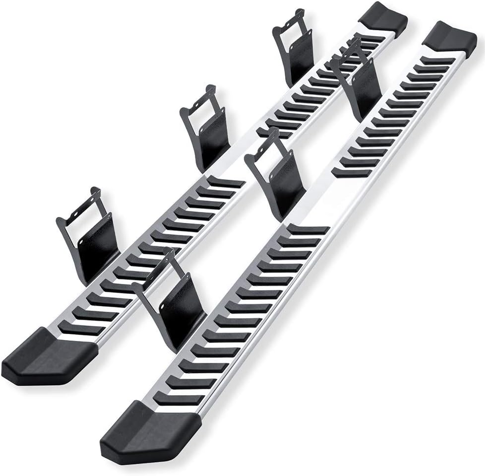 Silver Steel Side Step Bar H120
