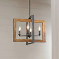 Black 4-Light Candle Chandelier M304