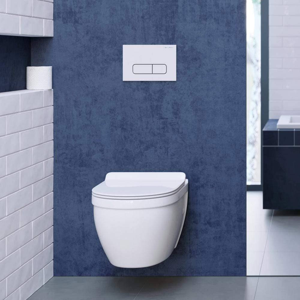 Glossy White Wall Hung Toilet T194