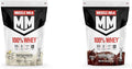 Whey Protein Powder, Vanilla & Chocolate, 5 Pound Each, 25g Protein B343