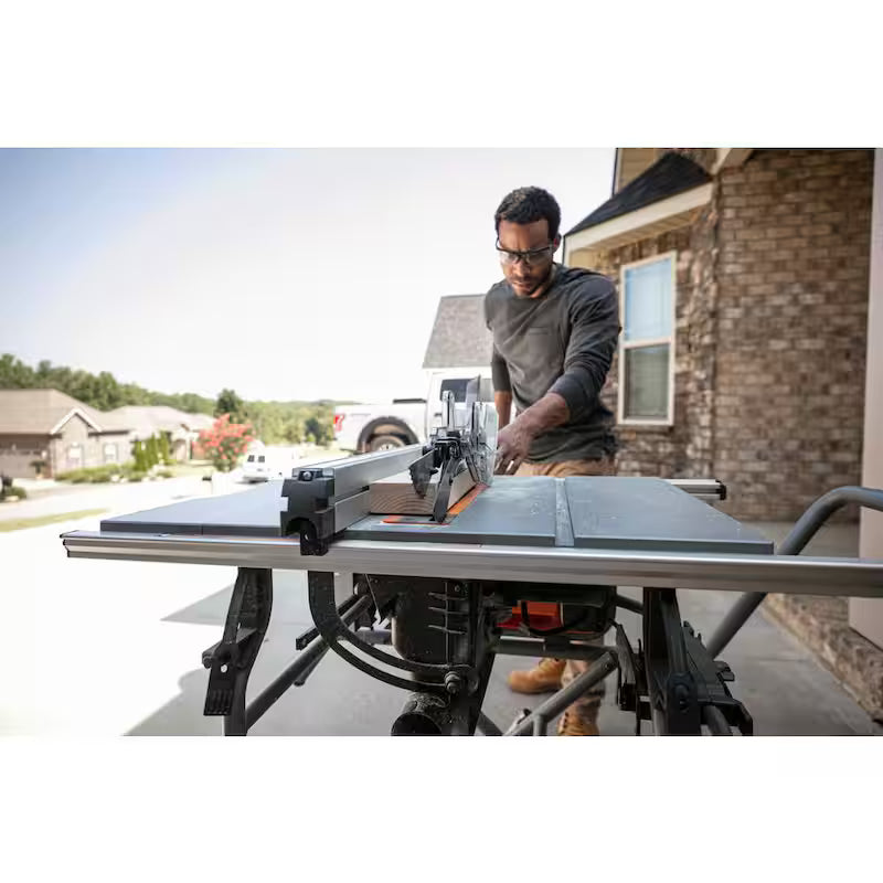 10 Amp 10 in. Corded Table Saw with Stand T621807
