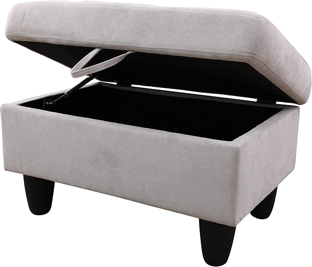 3 Piece Right Facing Sectional Sofa Set With Ottoman E245