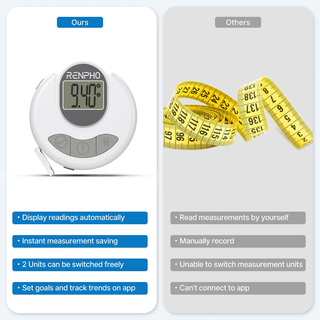 Smart Bluetooth Body Measuring Tape D652