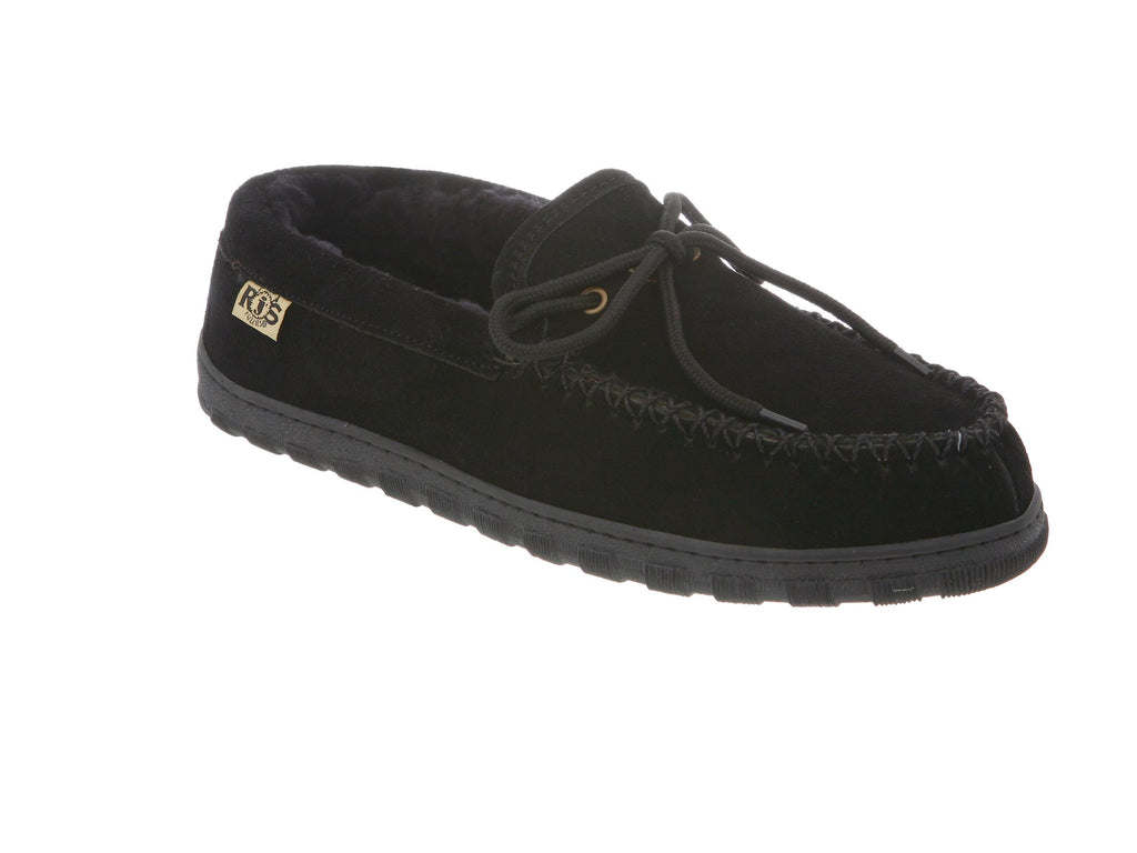 Black Sheepskin Moccasin, Size 13 B70431