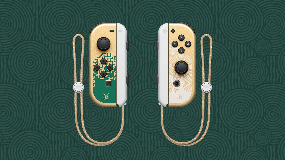 Green & Gold Joy-Con 64GB Console with Dock and Game E768