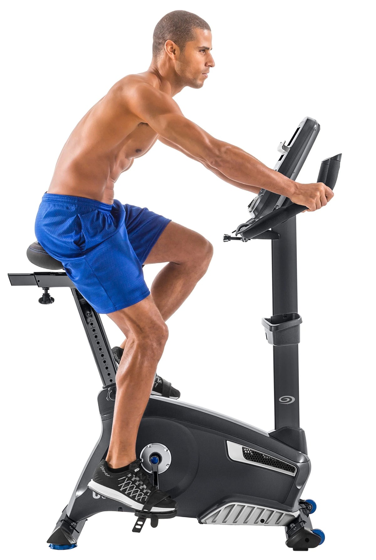 Upright Exercise Bike with Bluetooth Connectivity and 25 Levels of Resistance J256119