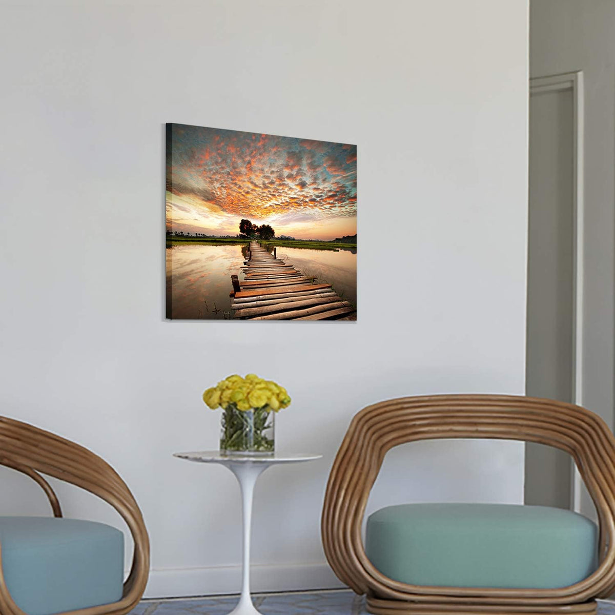 Landscape Art Print on Canvas, 18” x 24” x 1 Panel I192
