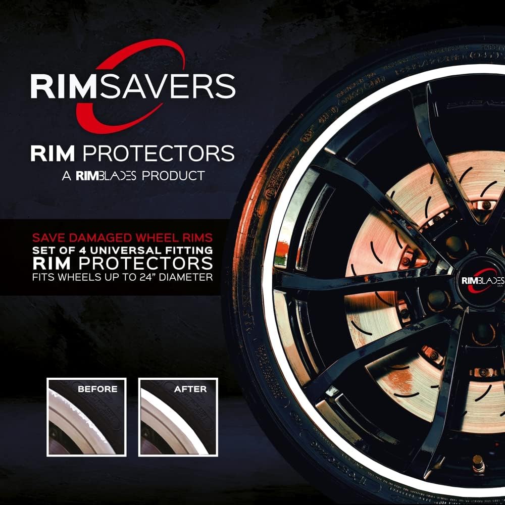 Yellow Set of 4 Wheel Rim Protectors C39074