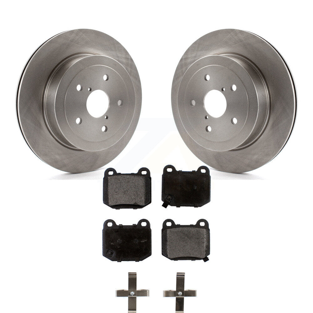 Rear Disc Brake Rotors and Ceramic Pads Kit A439