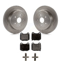 Rear Disc Brake Rotors and Ceramic Pads Kit A439