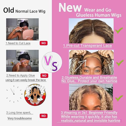 Deep Wave Curly Bob Lace Front Wig Human Hair 4x4 Lace Closure 180% Density 12in W3825