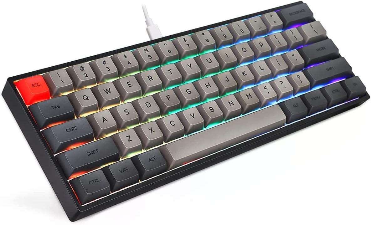 61 Keys Hot-Swappable Backlit Mechanical Gaming Keyboard S5621
