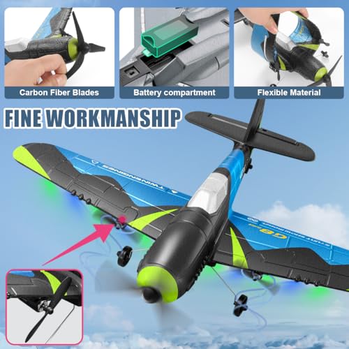 Rc Plane F-22 Remote Control Airplane 3 Channel Aircraft Toy H7535