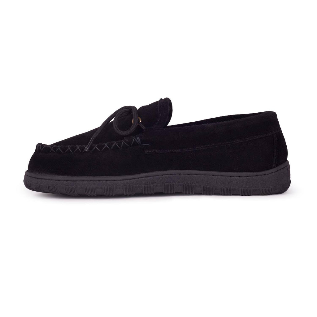 Black Sheepskin Moccasin, Size 13 B70431