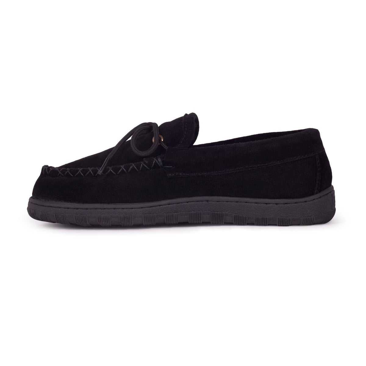 Black Sheepskin Moccasin, Size 13 B70431