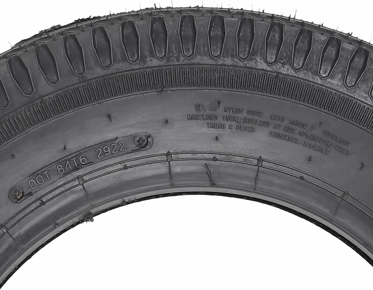 Set of 2 Utility Trailer Tire 4.80-12 Load Range C T324