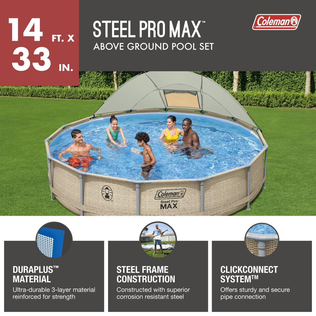 Round Metal Frame Above Ground Pool Set G170