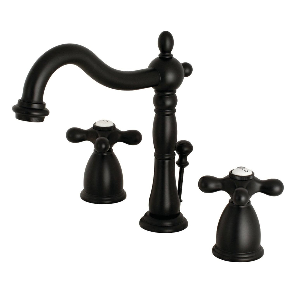 Matte Black Widespread Bathroom Faucet B5938