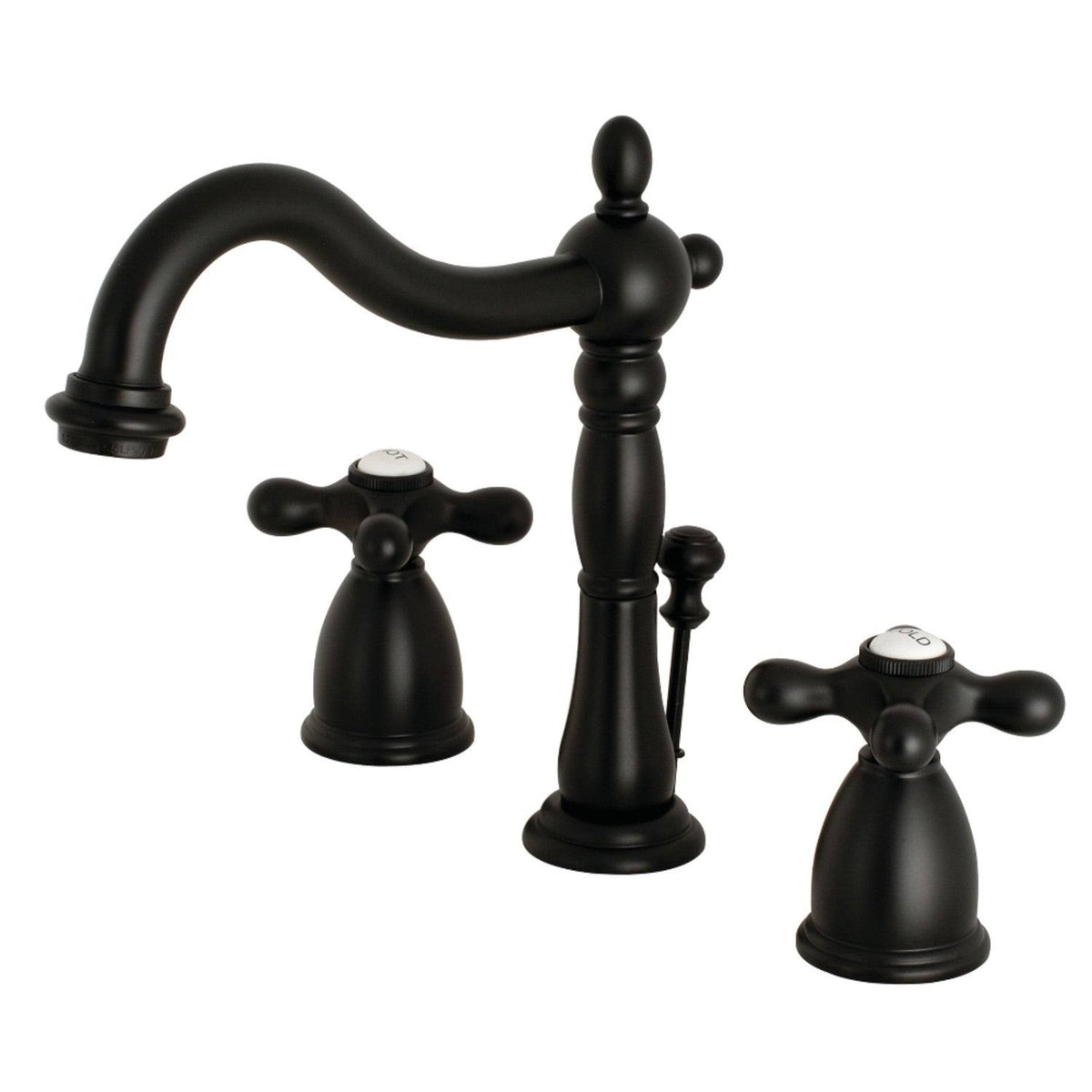 Matte Black Widespread Bathroom Faucet B5938