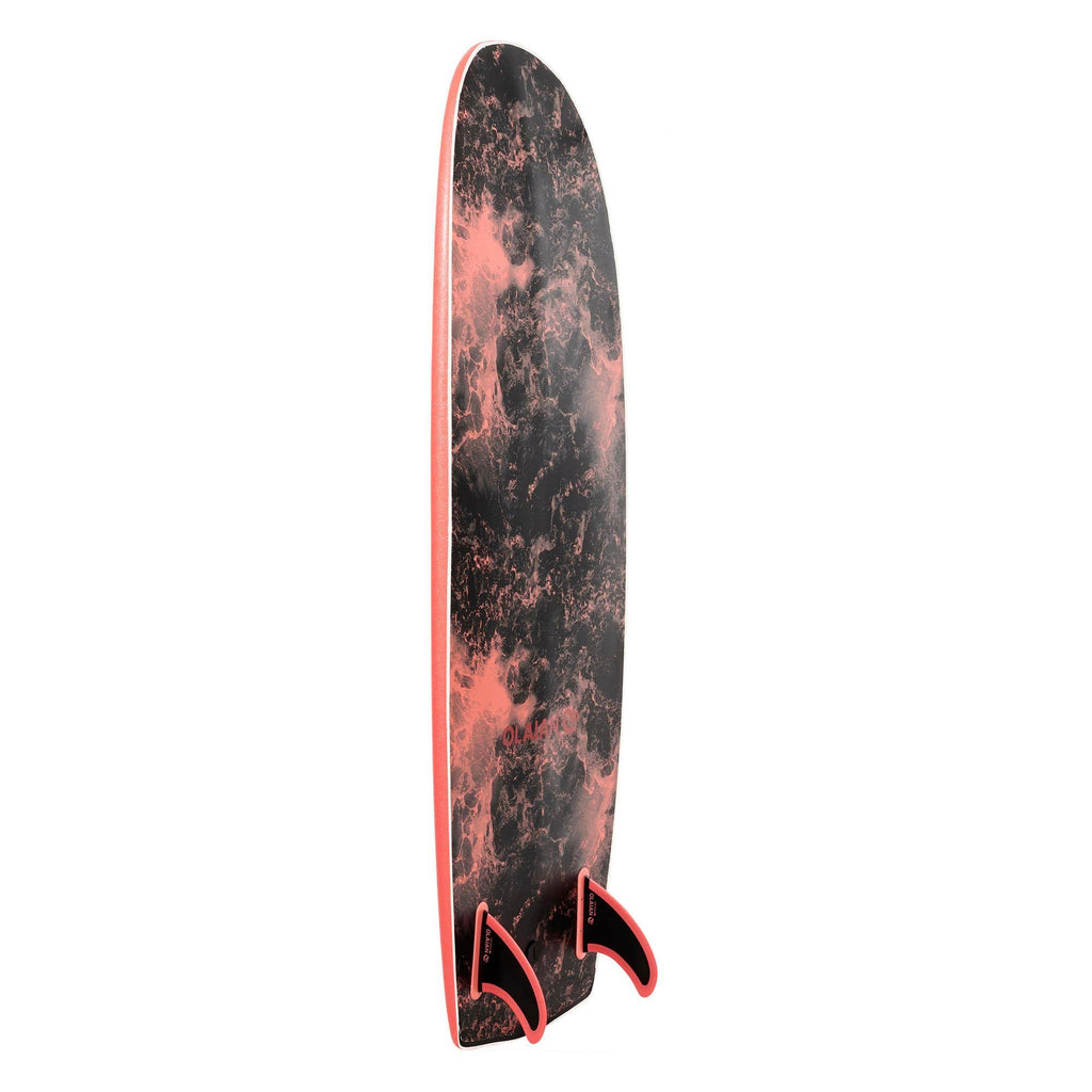 Orange 5&4 Foam Surfboard with 2 Fins Y8858