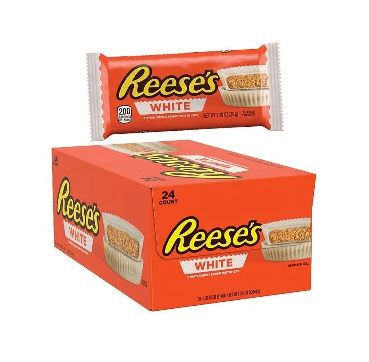 White Creme Peanut Butter Cups, 24 Count - 1.5 oz X1965