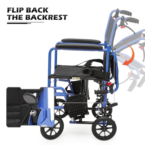 Lightweight 16 Inch Seat Wheelchair with Locking Hand Brakes T291304