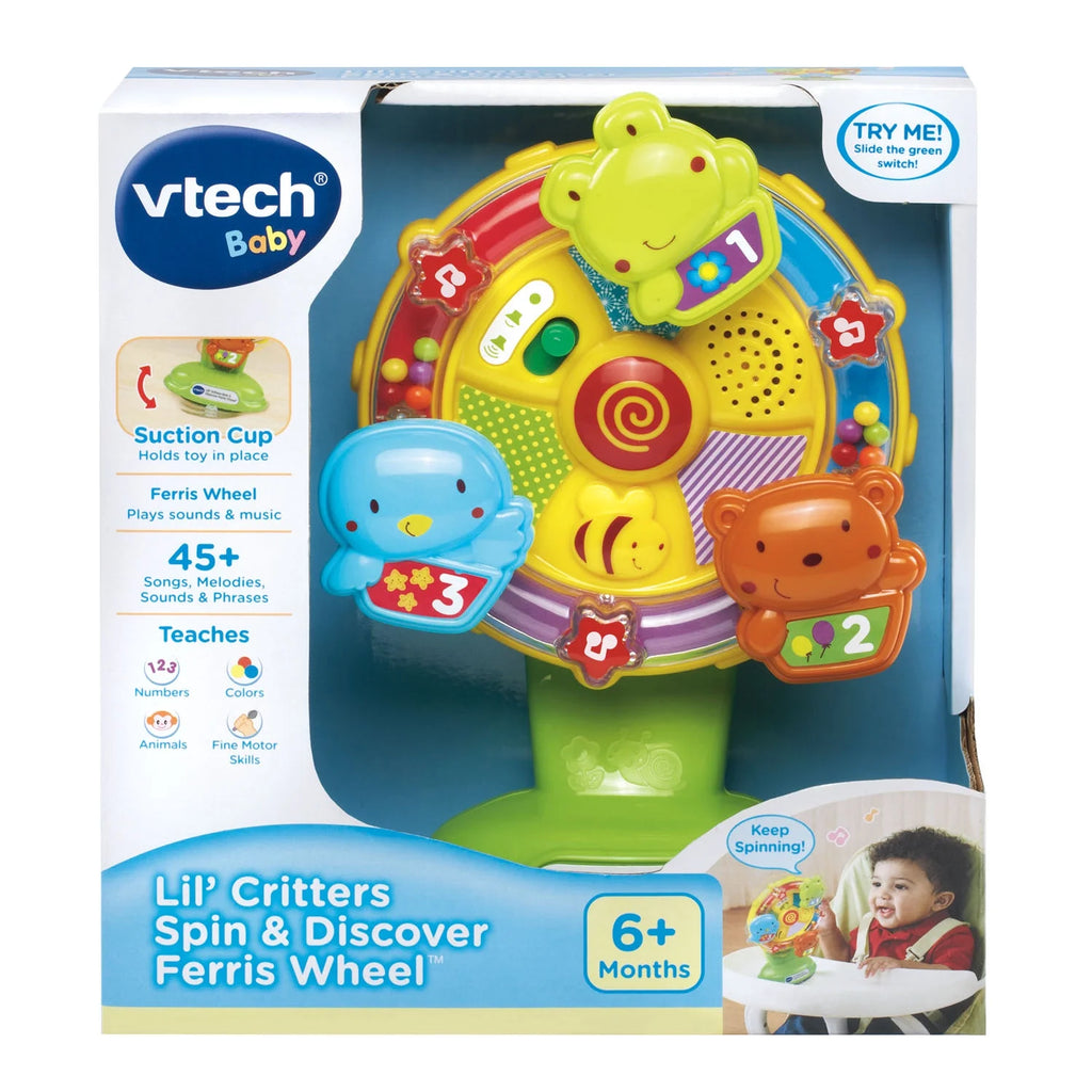 Spin and Discover Ferris Wheel Toddler Learning Toy R5204