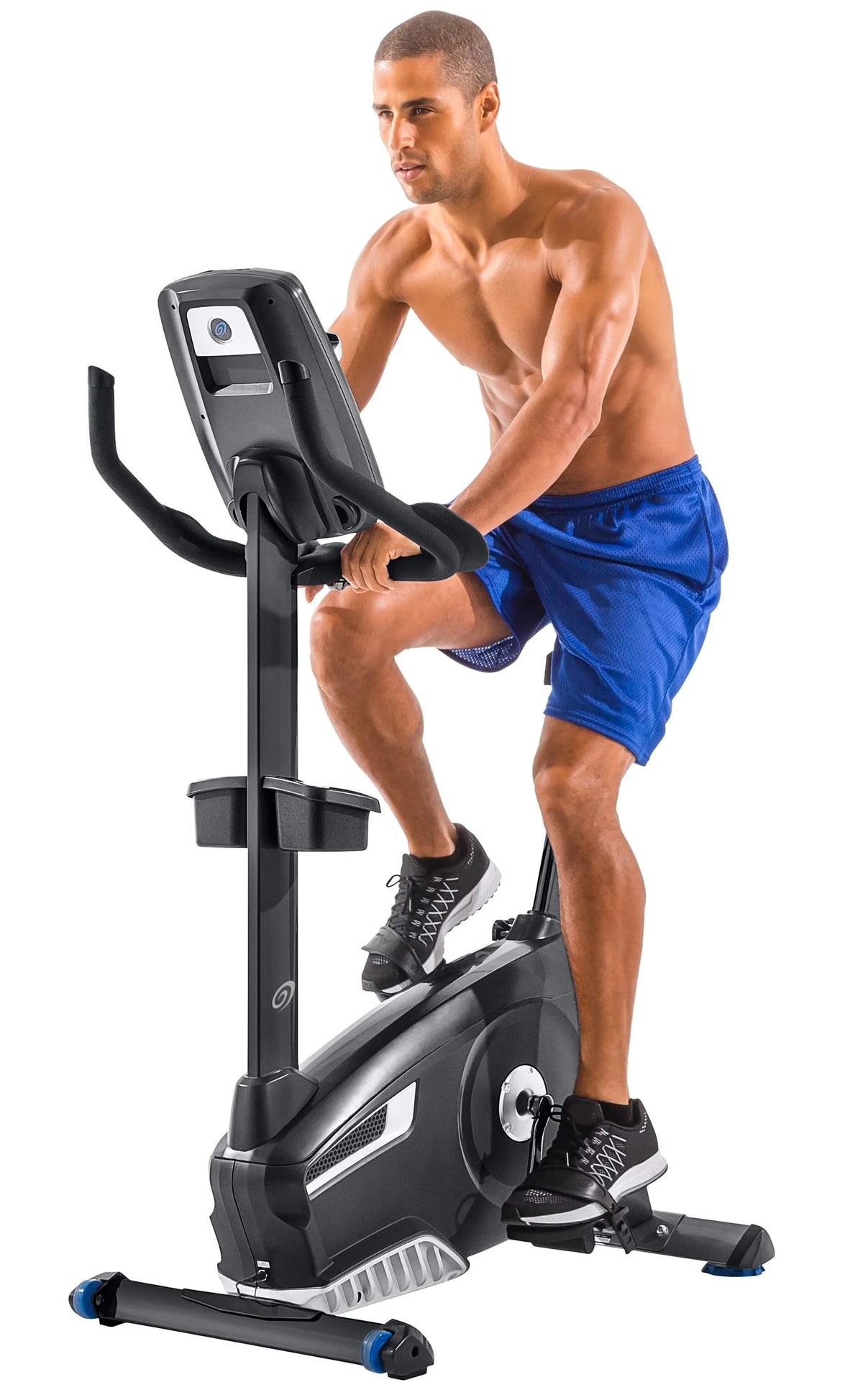 Upright Exercise Bike with Bluetooth Connectivity and 25 Levels of Resistance J256119