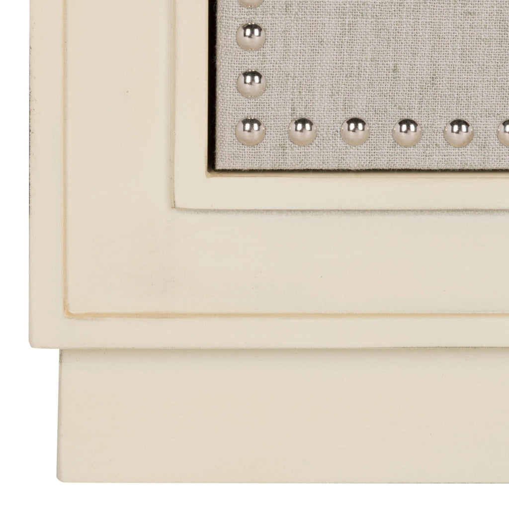 Antique Beige 2-Door Chest F2711