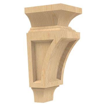 6 inch Paint Grade Wood Corbel E19271