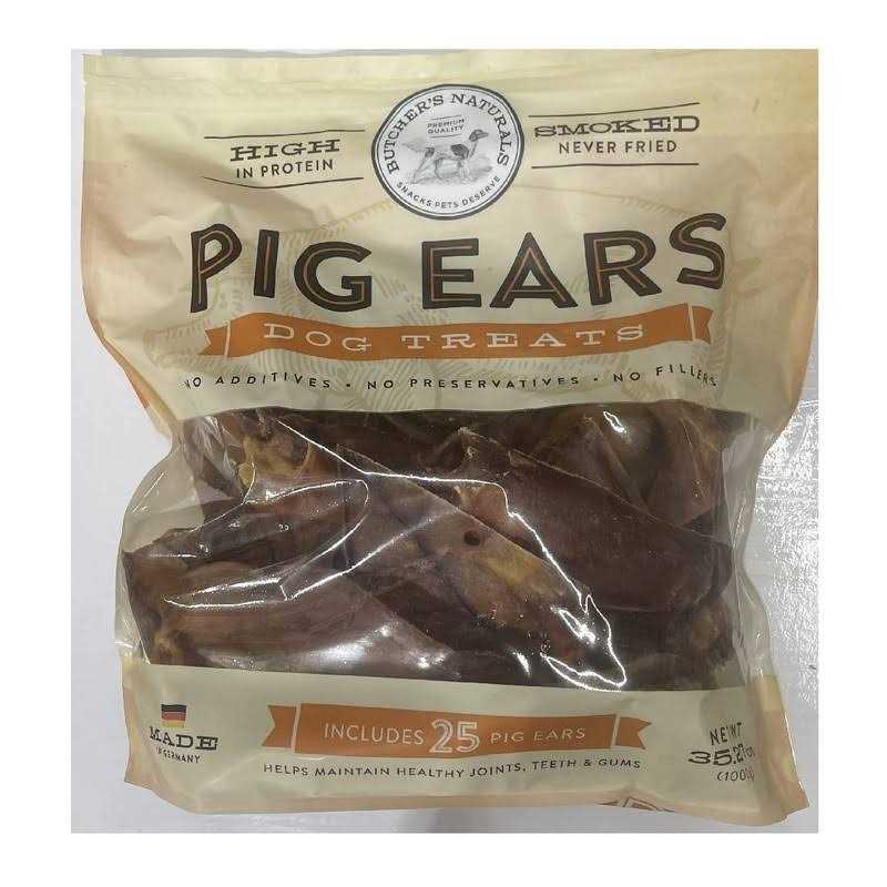 Natural Dog Treat Pig Ear U775611