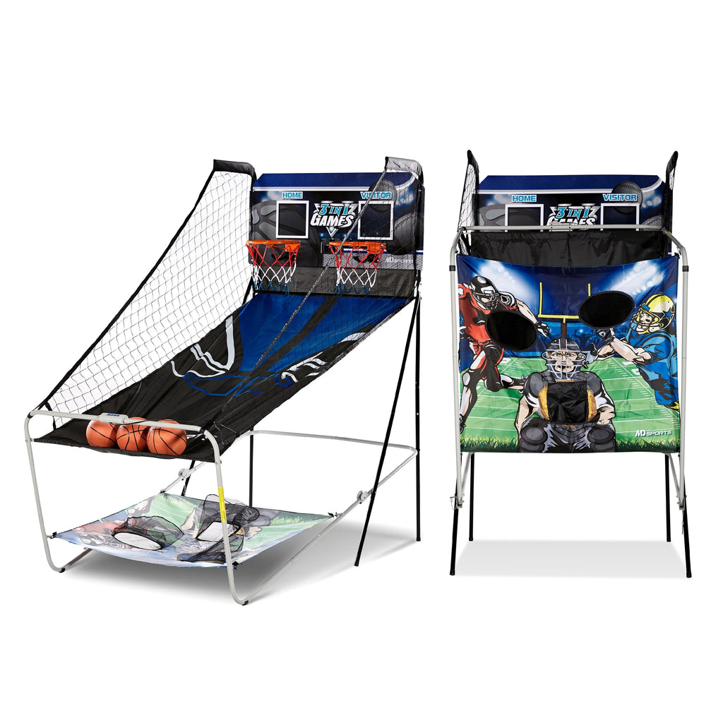 3 in 1 Basketball Football Baseball Game with LED Scoring System T900