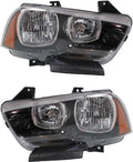 Headlight Assembly Pair for Dodge Charger 2011-2014 Y736