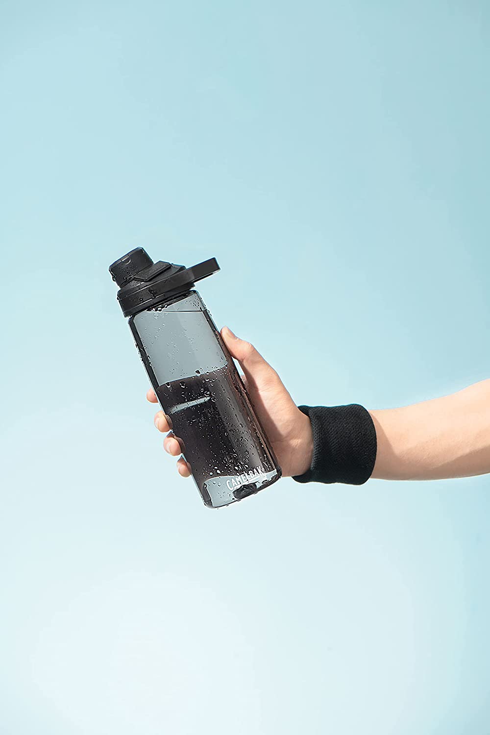 50oz Clear BPA Free Water Bottle with Magnetic Cap K6980