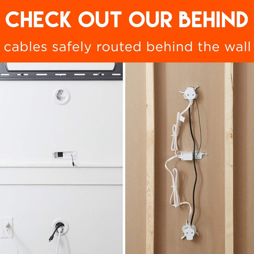 In-Wall TV & Soundbar Power Kit with Low Voltage Cable Management P46129