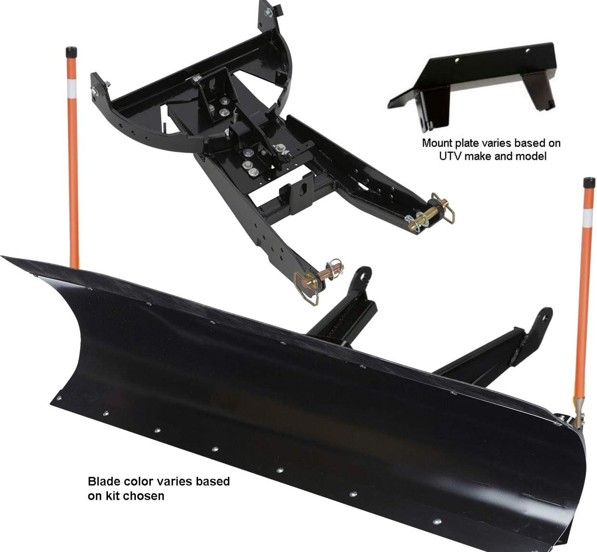 72 inch Black UTV Snow Plow Kit O44474