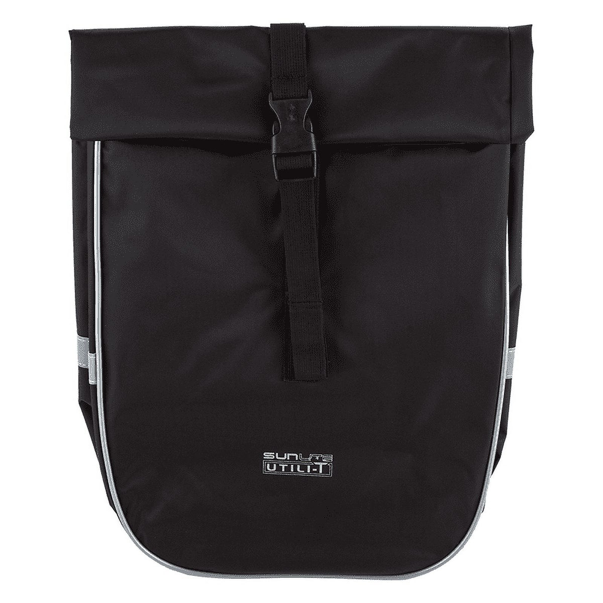Waterproof Rear Bicycle Pannier Bag Black Reflective E425