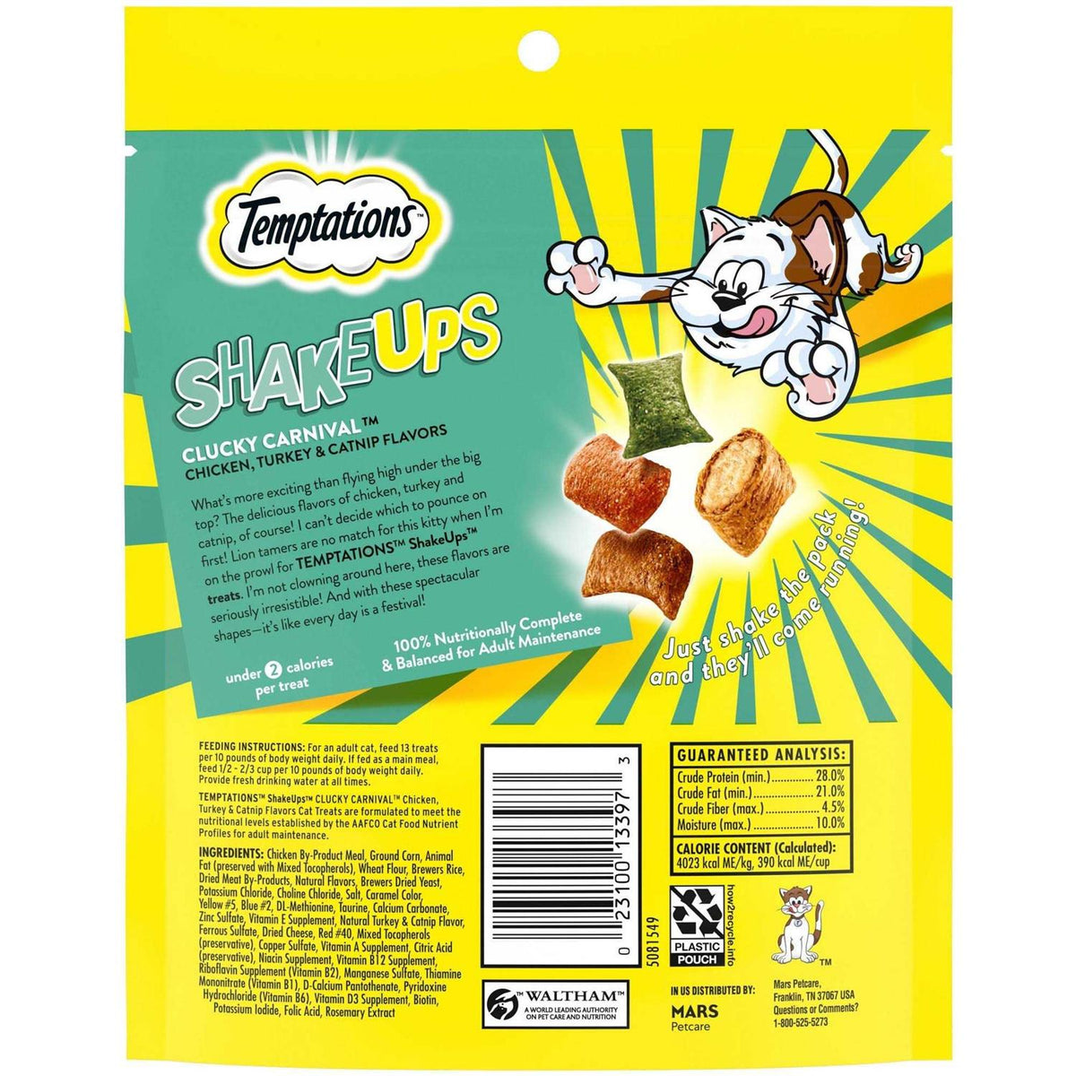 Crunchy and Soft Cat Treats W6354